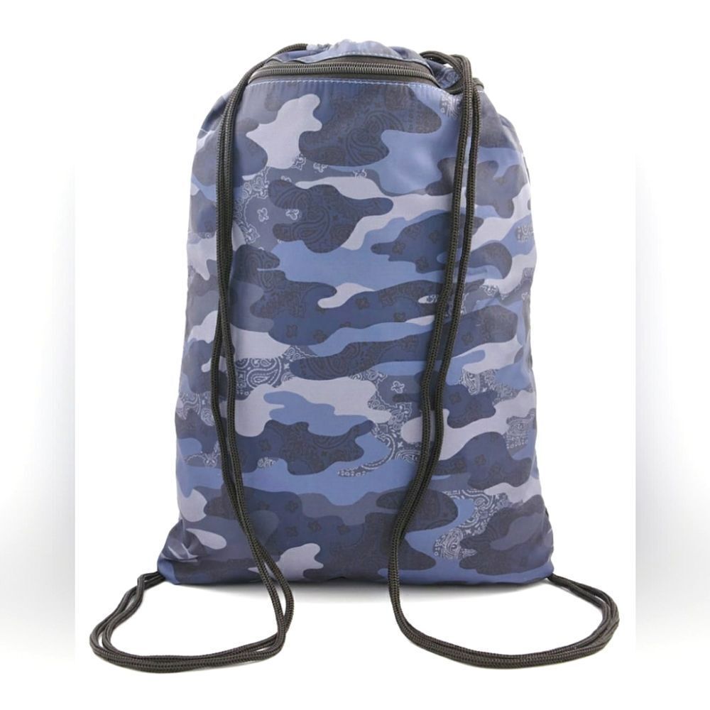 Sun + Stone Men's Camo Drawstring Bag Backpack